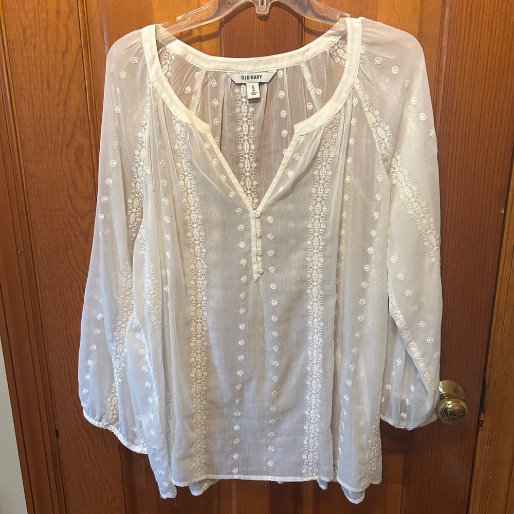 Old Navy Women's Sheer Top XL